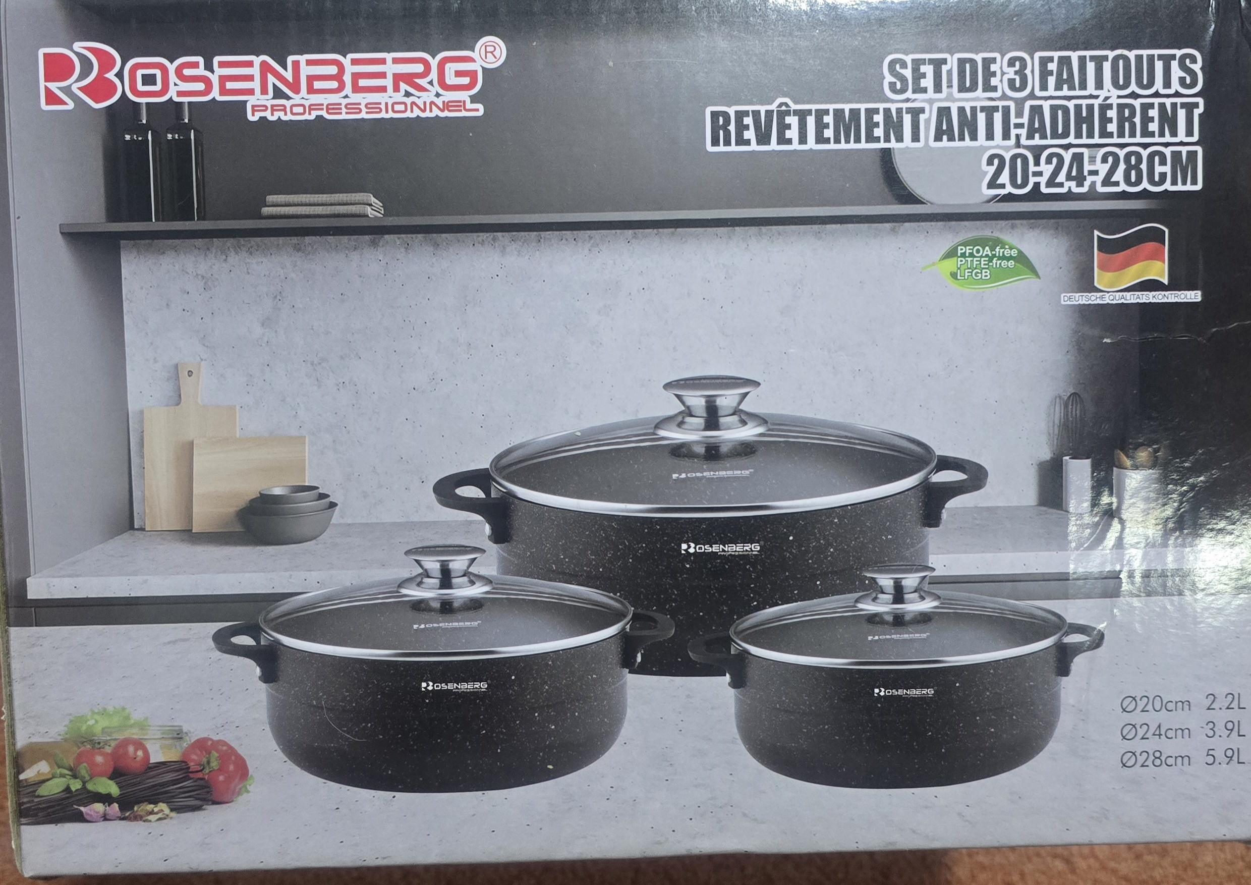 Set cratițe Rosenberg antiaderente