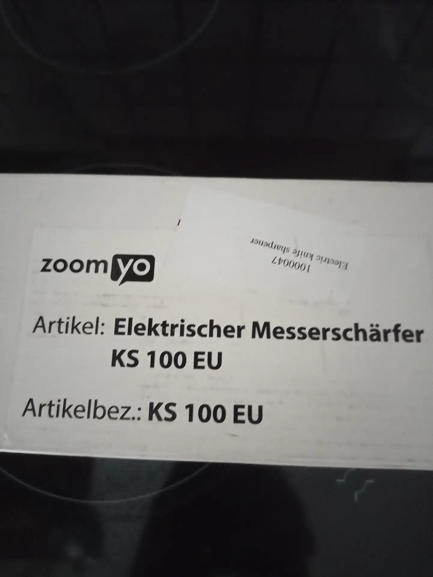 Elektrische Messenslijper KS 100 EU – Zoom Yo