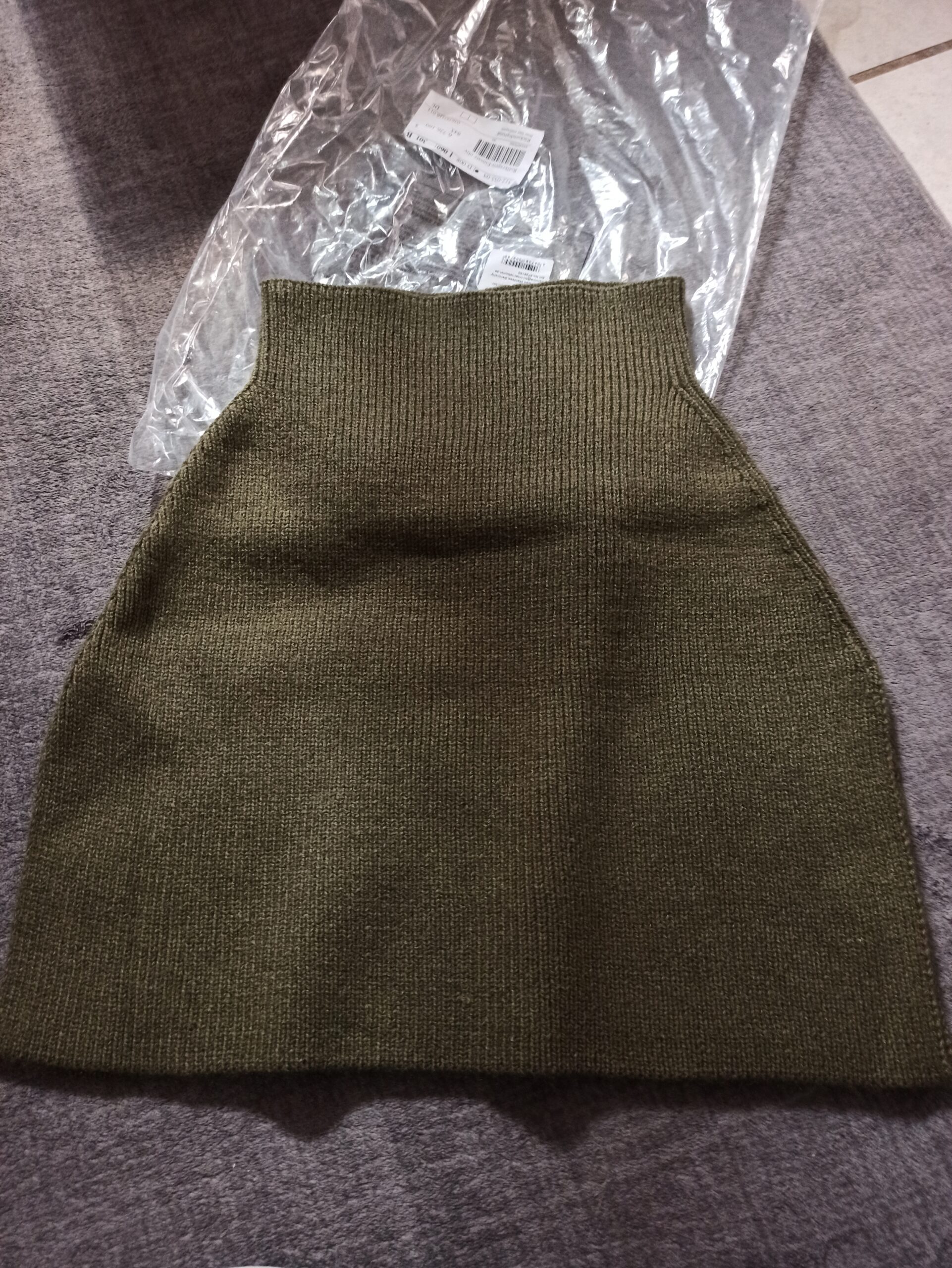 Rollkragen-Einsatz oliv Eleganz Damen