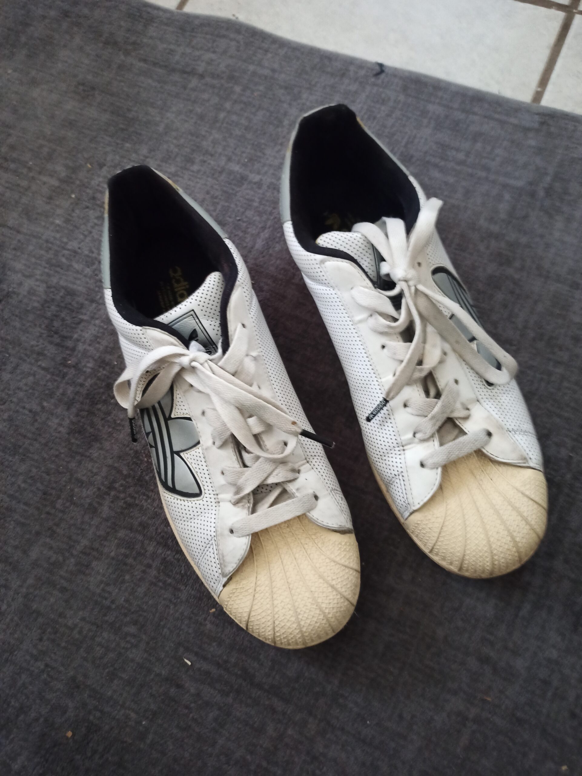 Vintage Extrem Adidas Superstars Sneaker Herren Gr..46.