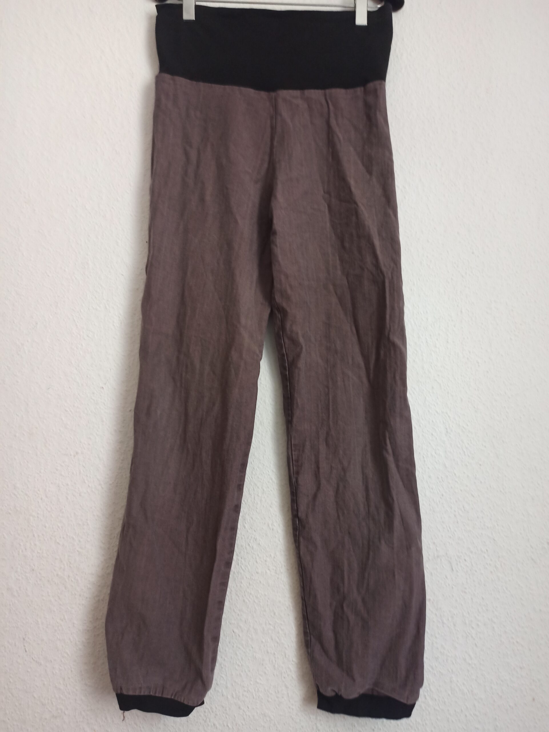 Damen Hose Braun – Bequeme Stretch Bund – Größe M – Freizeit