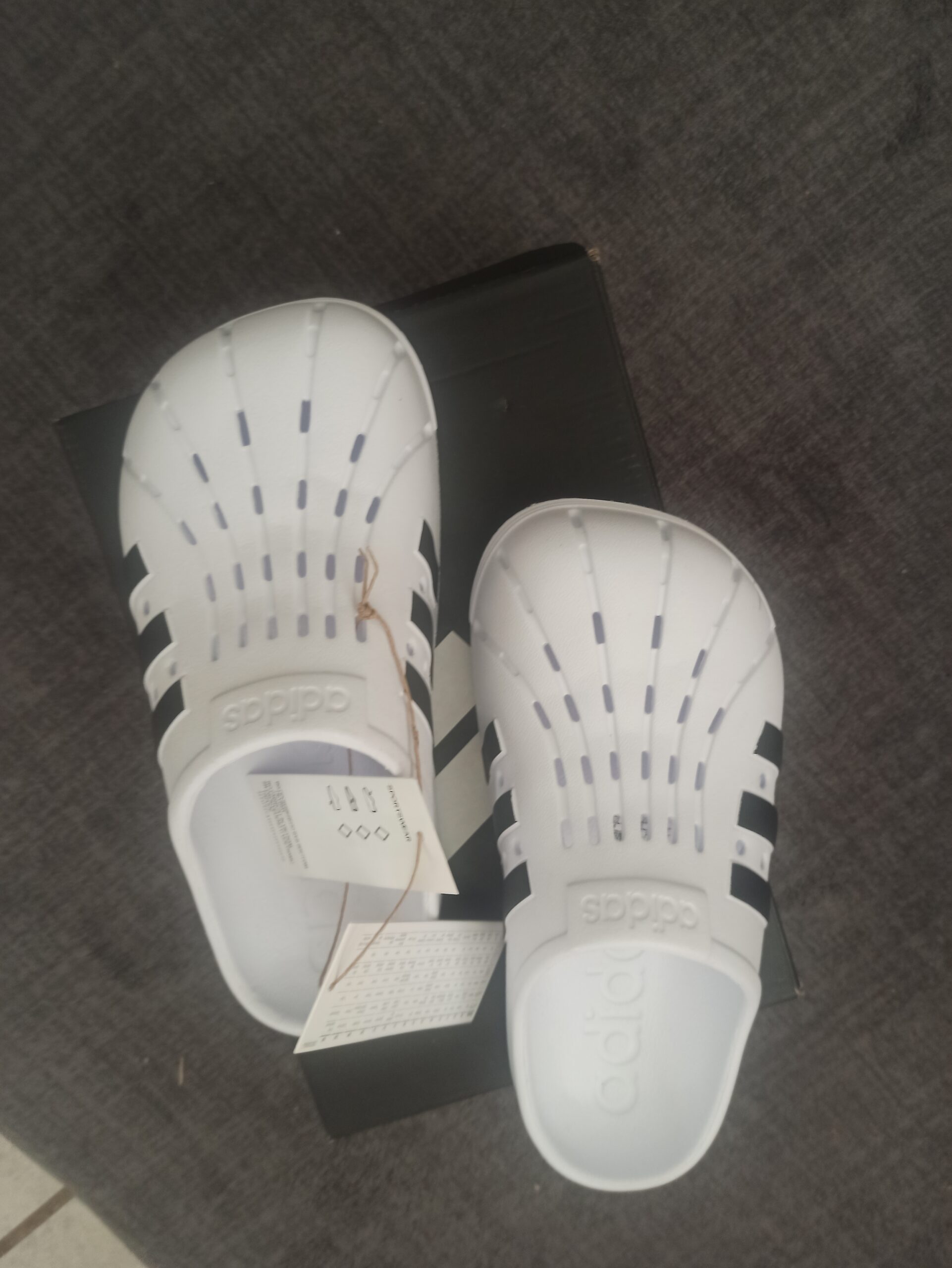 Adidas Badeschuhe / Clogs Weiß Gr.36,5.Neu mit Ovp.