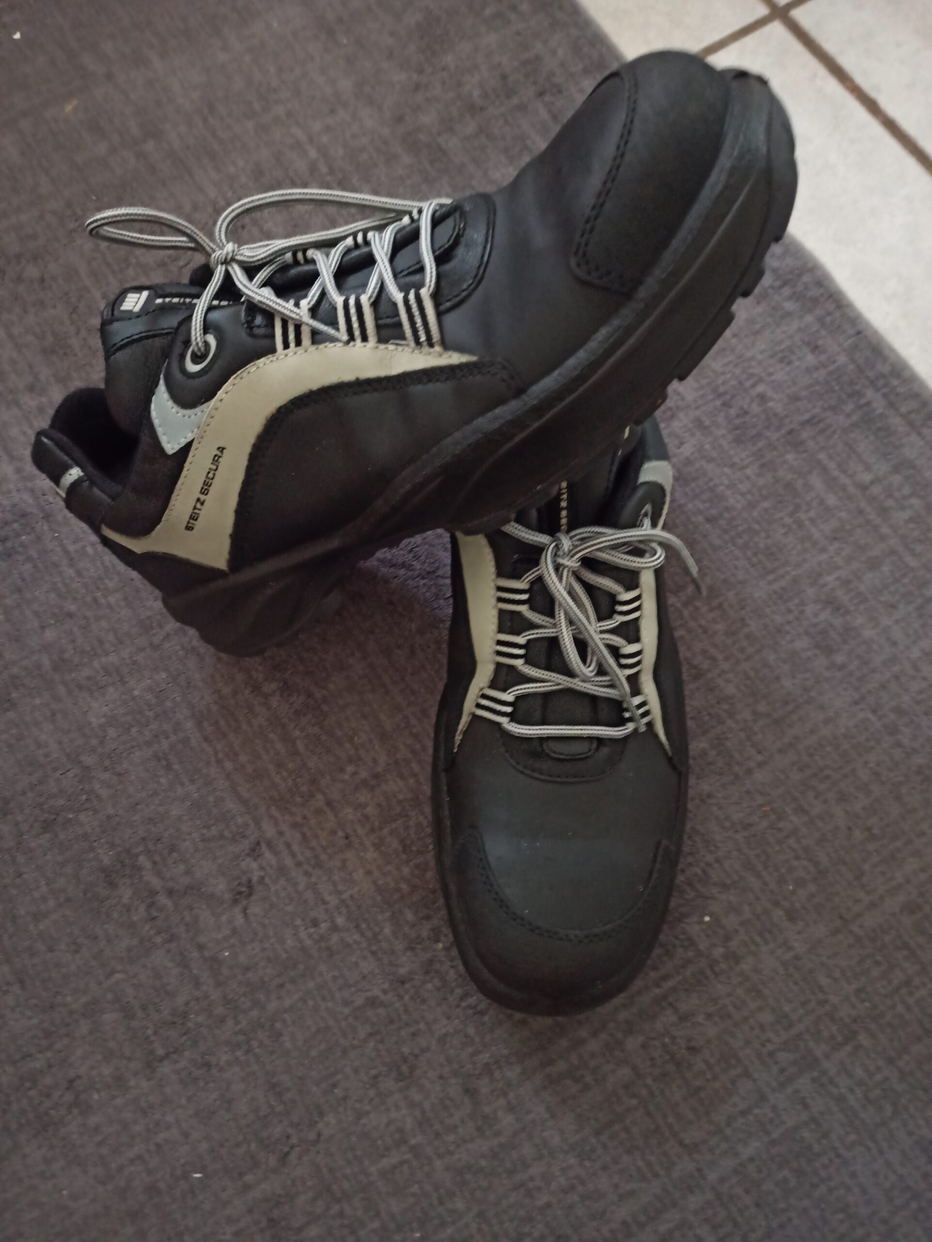 Steitz Secura Sicherheitsschuhe S1 – Gr. 46 – Arbeitsschuhe Schwarz Top Zustand