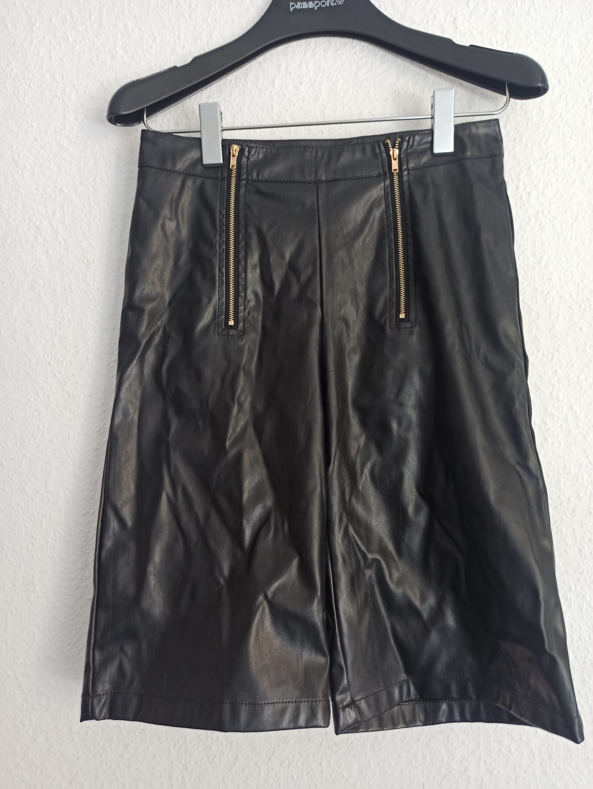 Damen Kunstleder Shorts Schwarz Gr. S. Top Zustand