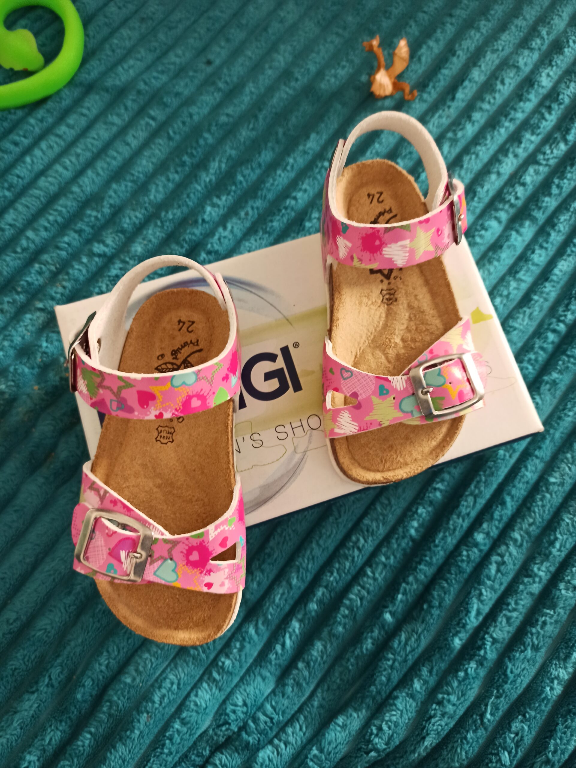 Primigi Mädchen Sandalen Rosa Bunt Gr. 24.Neu mit Ovp.