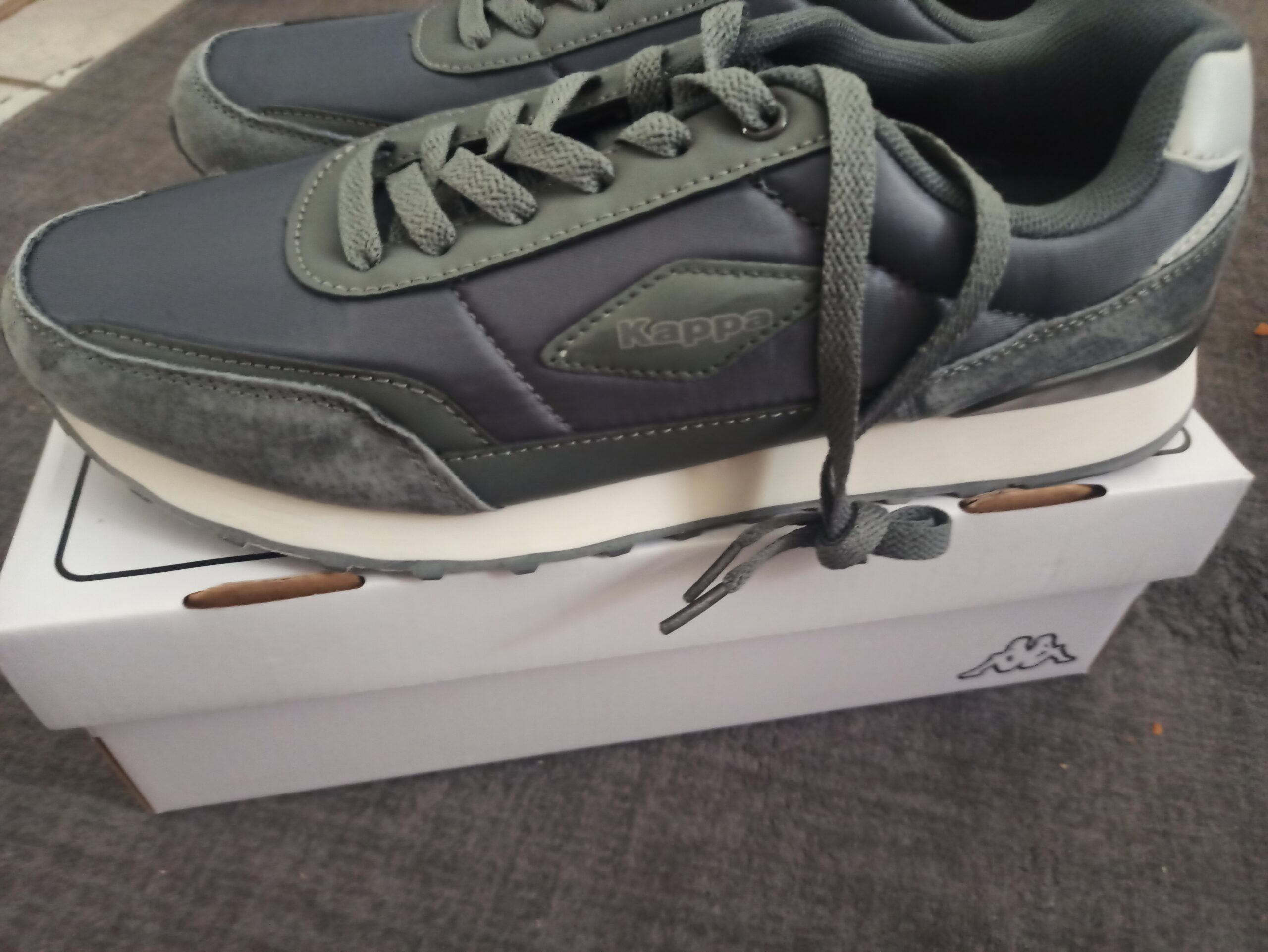 Kappa CR Trainer Sneaker Herren Gr. 42 – Dark Grey – Neu mit Etikett