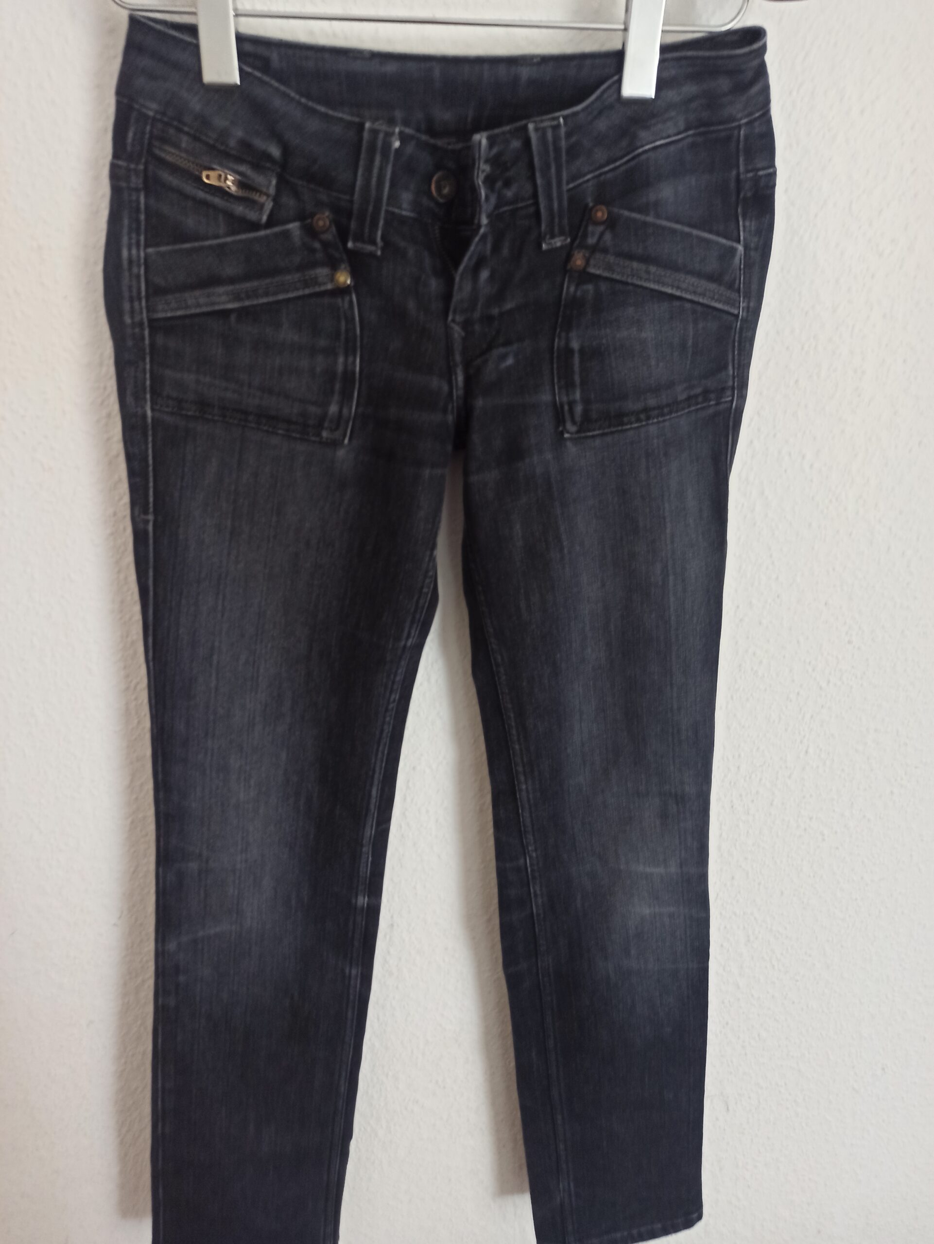 Pepe Jeans London L233 Digit Damen Jeans W27 L32 Dunkelblau Bootcut