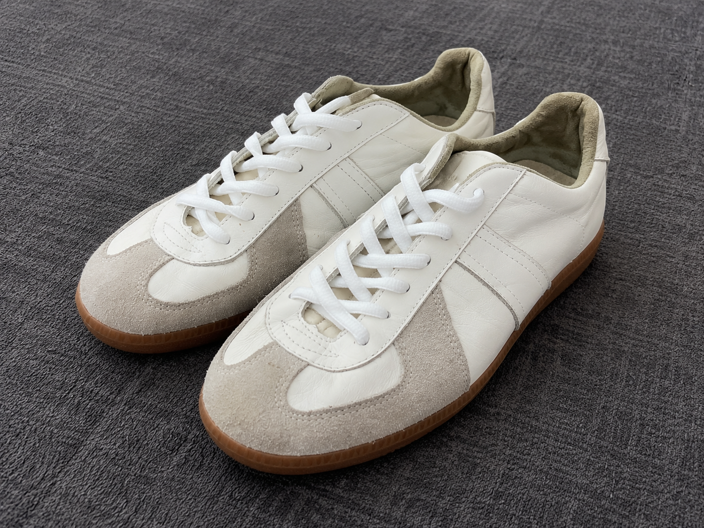 Vintage BW-Sport German Army Trainers (GAT) – Bundeswehr Leder Sneaker – Größe 40 / 255