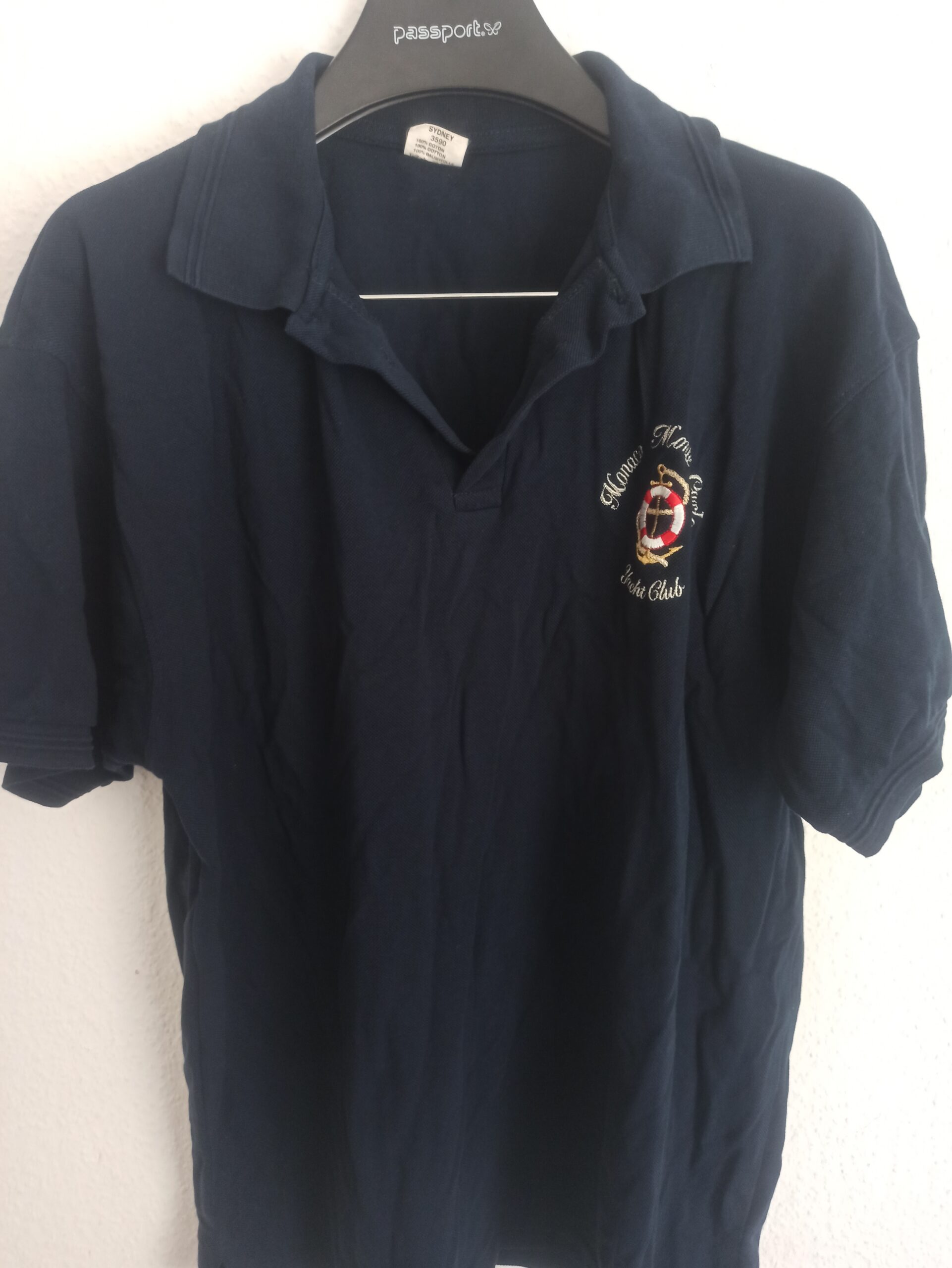 Famous Herren Poloshirt Dunkelblau Gr. XL Marine Yacht Club 100% Baumwolle