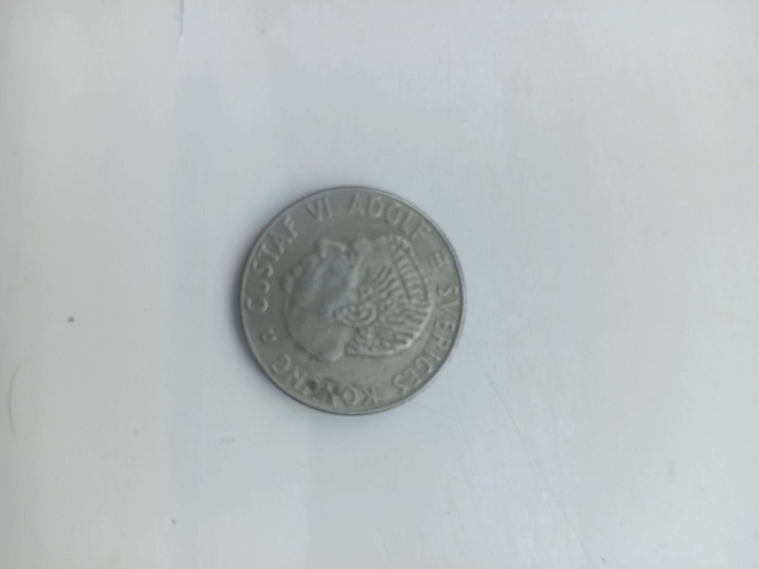 Monedă Suedia 1 Krona 1970 – Gustaf VI Adolf – Monedă veche de colecție