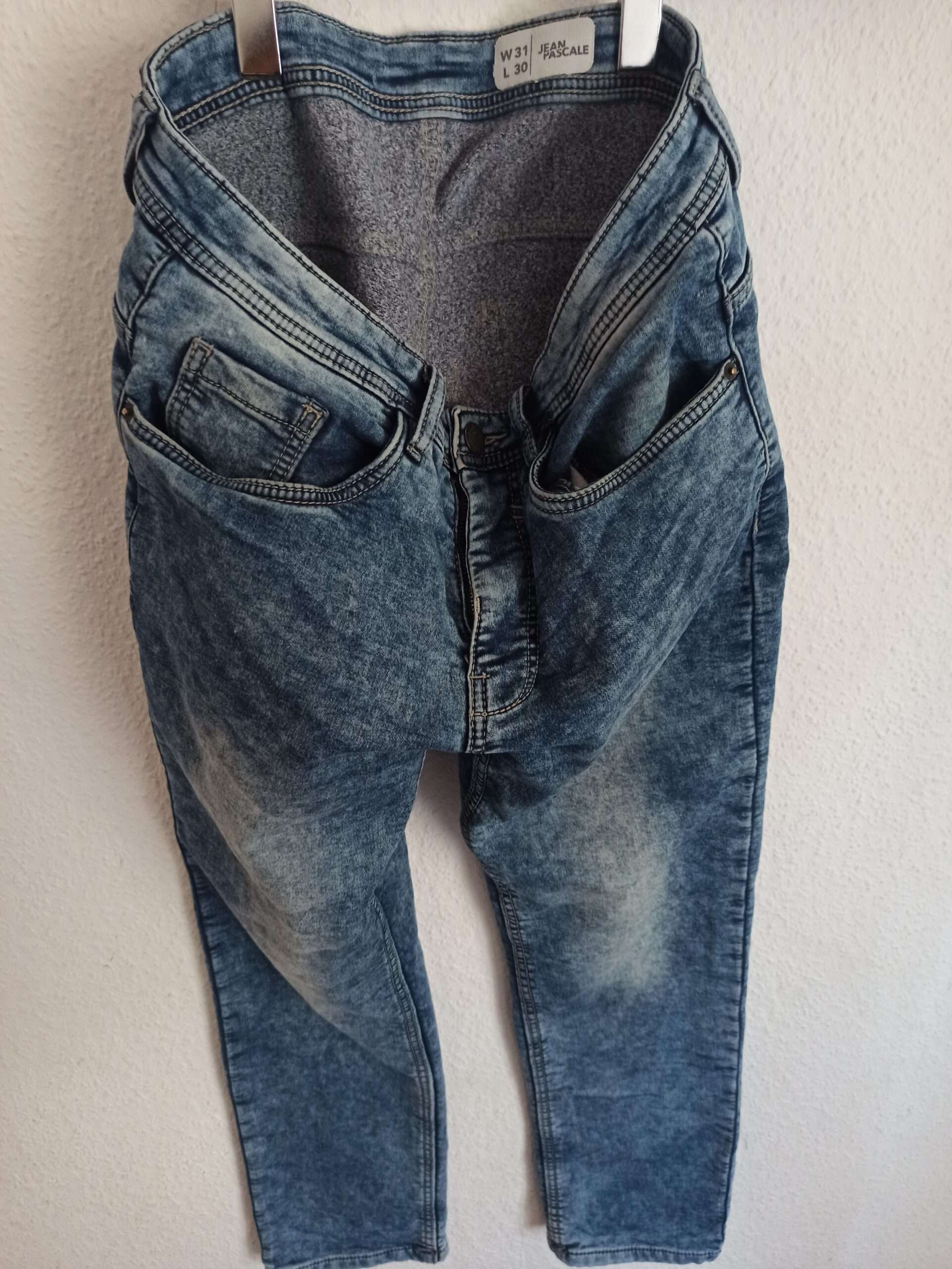 Jean Pascale Herren Jeans W31 L30 Blau Slim Fit