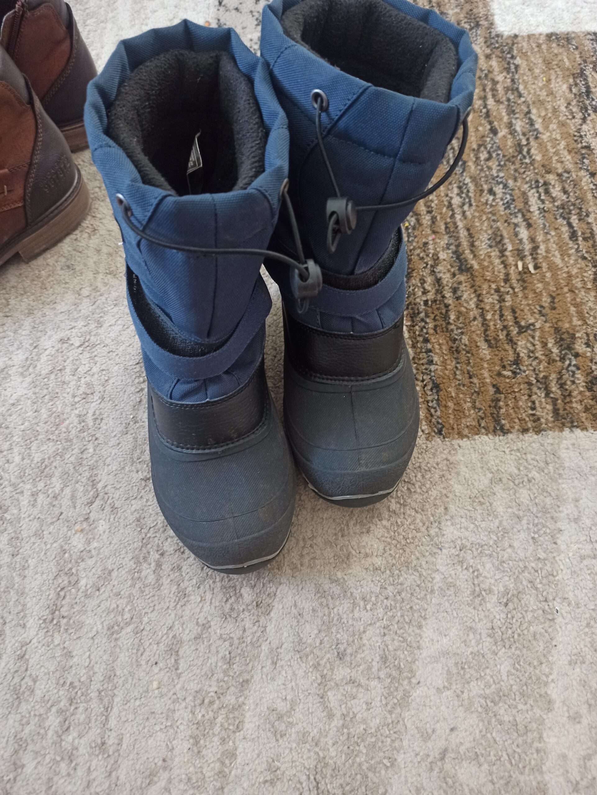 Winterstiefel Kinder Jungen Blau/Schwarz – NGGTEX –Gr.33.