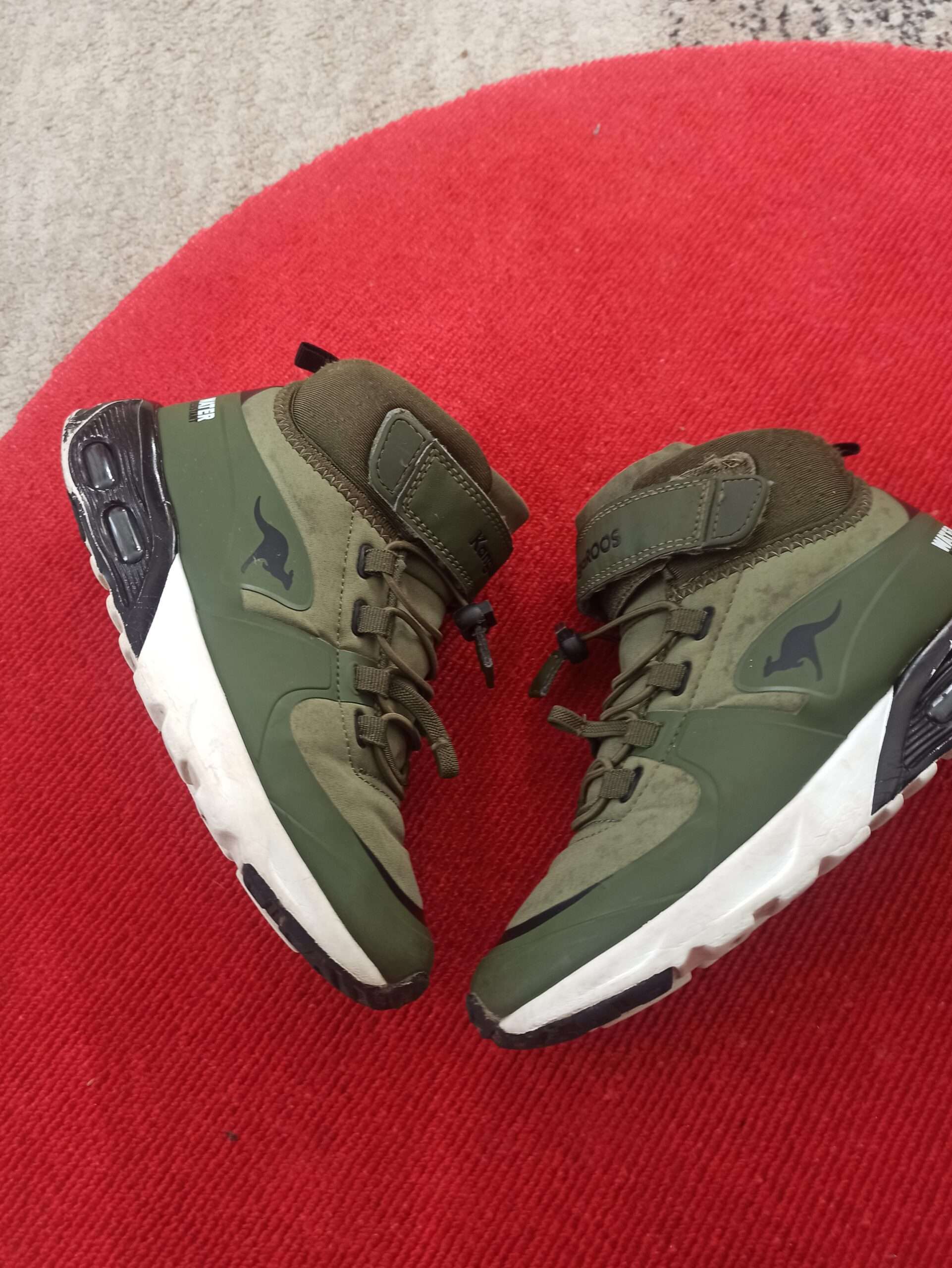KangaROOS Sneaker Boots Gr. 34 | Olivgrün | Kinder